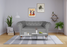 Indie 2 Seater Grey Sofa