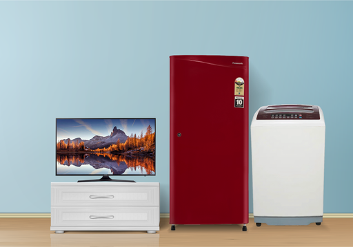 TV Fridge and Washing Machne Combo