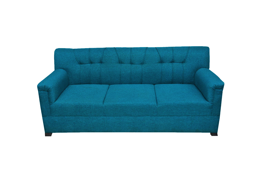 Jute Sofa 5 Seater (Blue)