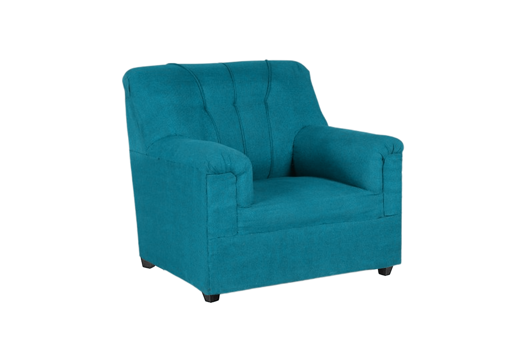 Jute 1 Seater  sofa Blue