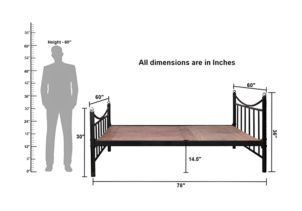 Double Bed & Mattress Combo