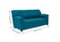 Jute Sofa 5 Seater (Blue)