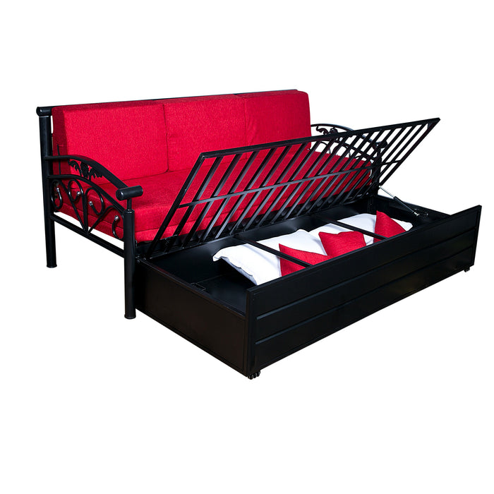 Carlisle King Size Sofa Cum Bed With Hydraulic Storage
