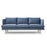 Paddington 3 Seater Sofa In Dusty Blue Color