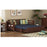 Teak Wood 3 Seater Sofa Cum Bed