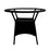 Outdoor / Indoor Patio Balcony Chair Set With Glass Table