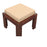 Solid Wood Square Modern Coffee Table