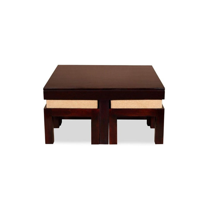 Solid Wood Square Modern Coffee Table