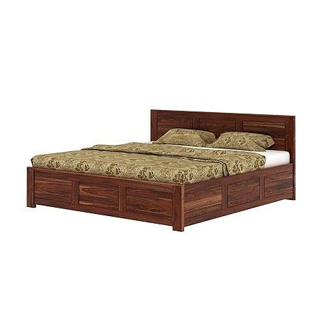 Queen Size Bed for Bedroom I Solid Wood Double Bed