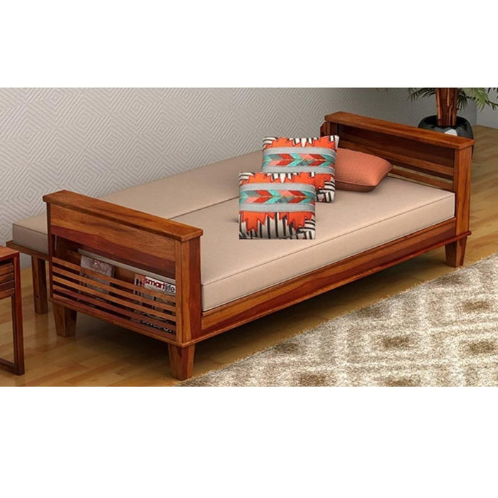 3 Seater Double Solid Wood Fold Out Sofa Cum Bed
