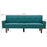 3 Seater Convertible Sofa Cum Bed In Sea Green Colour