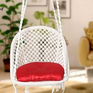 Wooden Swing for Adults/Cotton D Shape Swing Chair