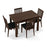 Diner Solid Wood 4 Seater Dining Table