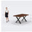 Wooden 6 Seater Dining Table Set for Living Room