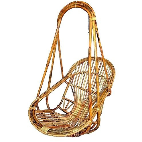 Wooden Bamboo Hanging Swing Chair for Indoor & Outdoor for Kids