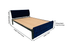 Eden Upholstered Double Bed