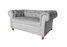 Indie 2 Seater Grey Sofa