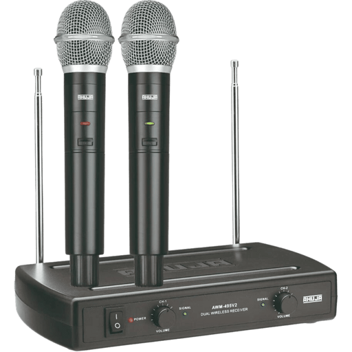 Ahuja Dual Hand Wireless Microphone AWM-495V2