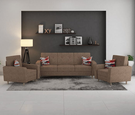 Beige Molfino sofa 3+1+1 Seater