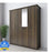 Engineered Wood 4 Door Wardrobe