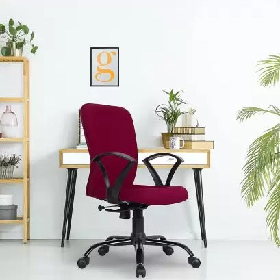 Fabric Office Adjustable Arm Chair