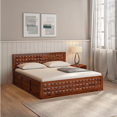 Engineered Solid Wood King Size Bed